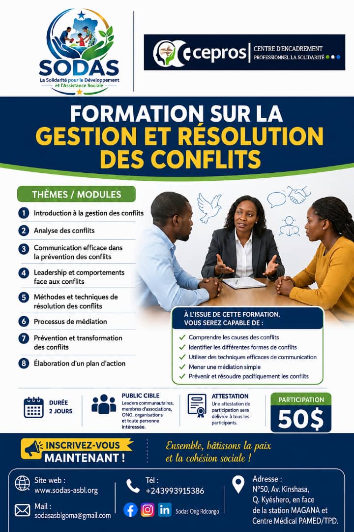 GESTION ET RESOLUTION PACIFIQUE DES CONFLITS